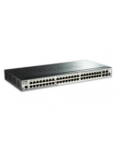 D-Link DGS-1510-52X switch Gestionado L3 Gigabit Ethernet (10 100 1000) 1U Negro