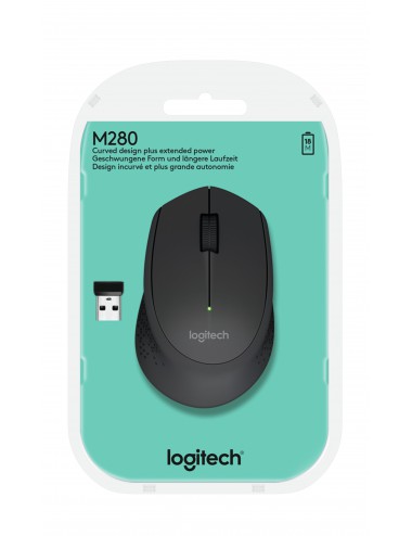 Logitech M280 souris Bureau Droitier RF sans fil Optique 1000 DPI