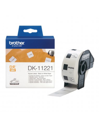 Brother DK-11221 cinta para impresora de etiquetas Negro sobre blanco