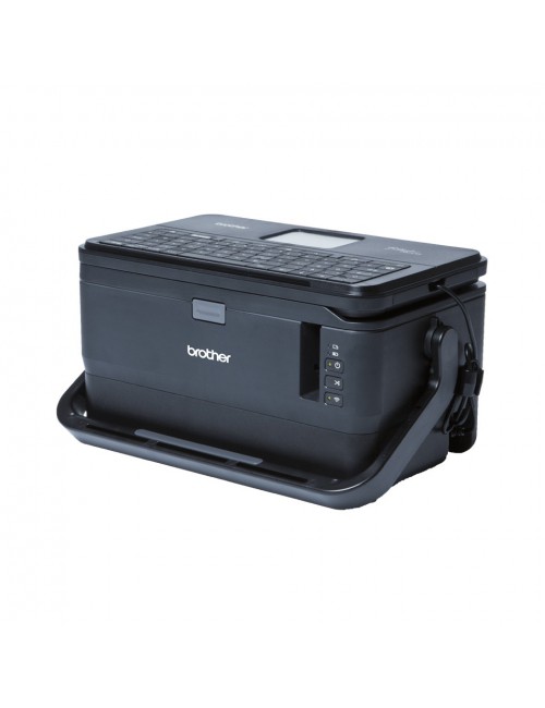 Brother PT-D800W stampante per etichette (CD) Trasferimento termico 360 x 360 DPI 60 mm s Con cavo e senza cavo TZe Wi-Fi QWERTY