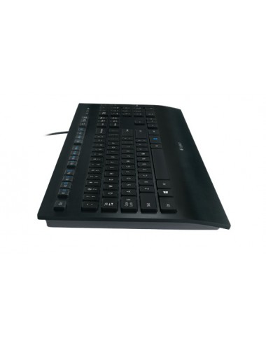 Logitech K280E Pro f Business tastiera Ufficio USB QWERTZ Svizzere Nero