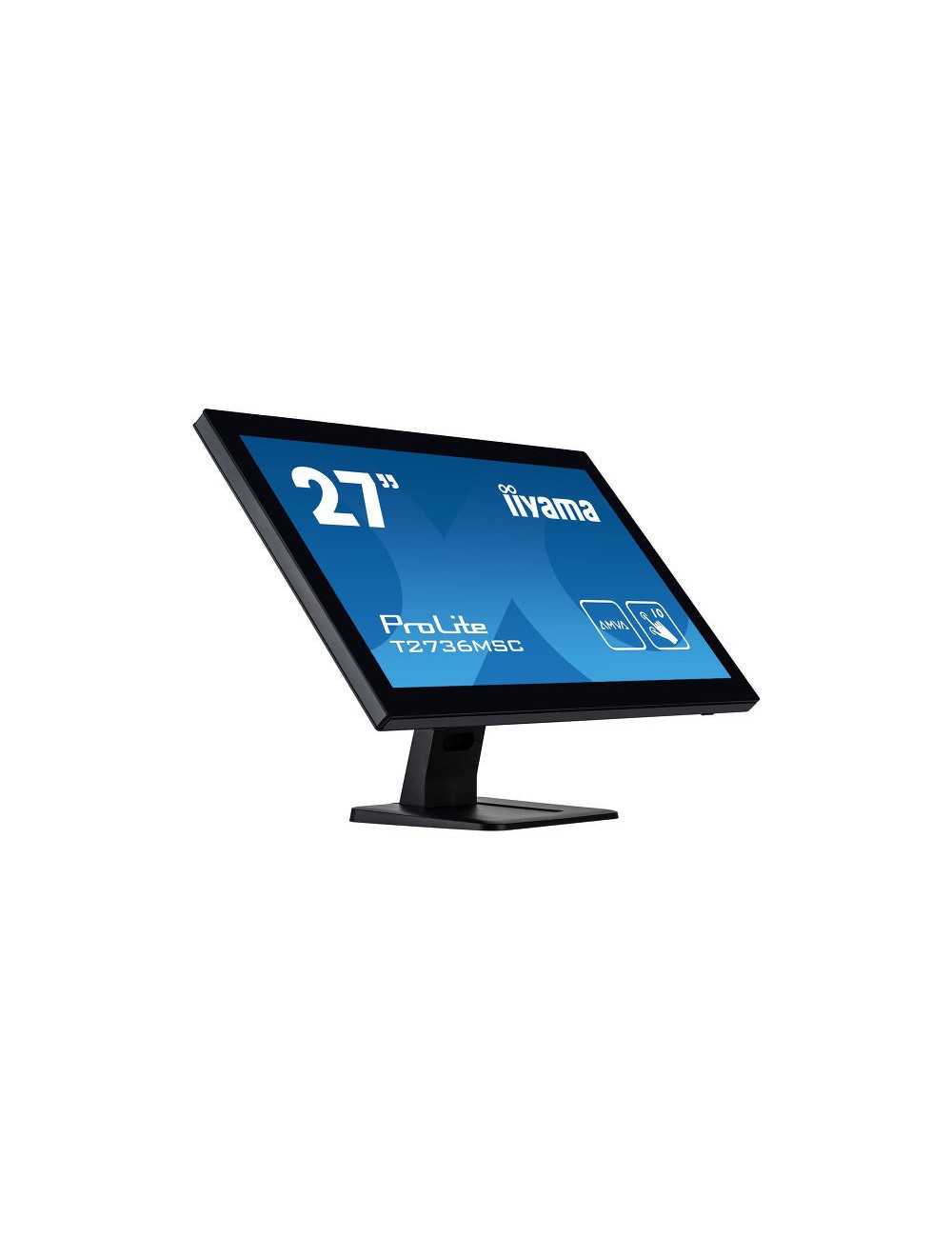 iiyama ProLite T2752MSC-B1 Monitor PC 68,6 cm (27") 1920 x 1080 Pixel Full HD LED Touch screen Nero