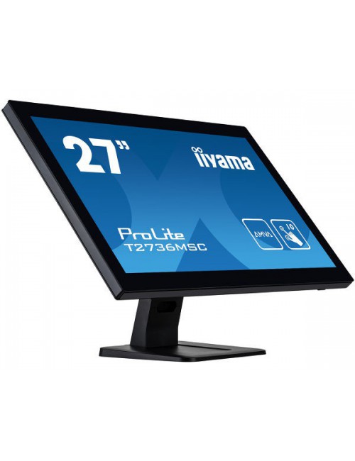 iiyama ProLite T2752MSC-B1 écran plat de PC 68,6 cm (27") 1920 x 1080 pixels Full HD LED Écran tactile Noir