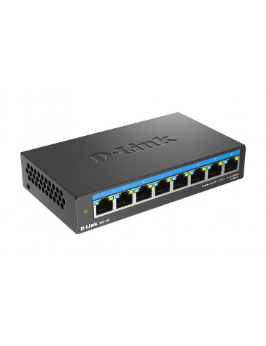 D-Link DMS-108 No administrado L2 2.5G Ethernet (100 1000 2500) Negro