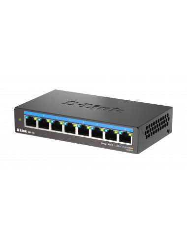 D-Link DMS-108 Non gestito L2 2.5G Ethernet (100 1000 2500) Nero