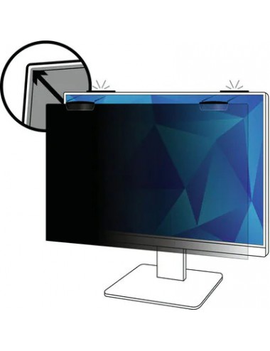 3M Filtro privacidad 24.5 pulg monitor full screen con sujeción magnética COMPLY™, 16 9, PF245W9EM