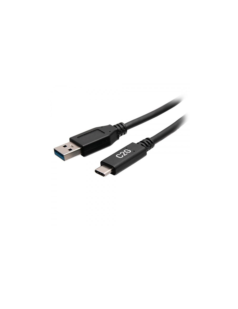 C2G Cable USB-A macho a USB-C® macho de 0,5 mm (1,5 ft) - USB 3.2 Gen 1 (5 Gbps)