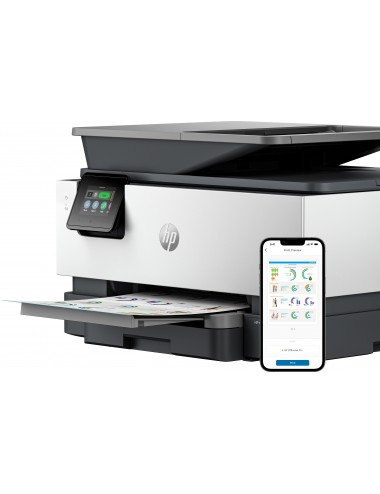 HP OfficeJet Pro 9120b Inalámbrico All-in-One Color Impresora, Impresión a doble cara Copiadora y escáner