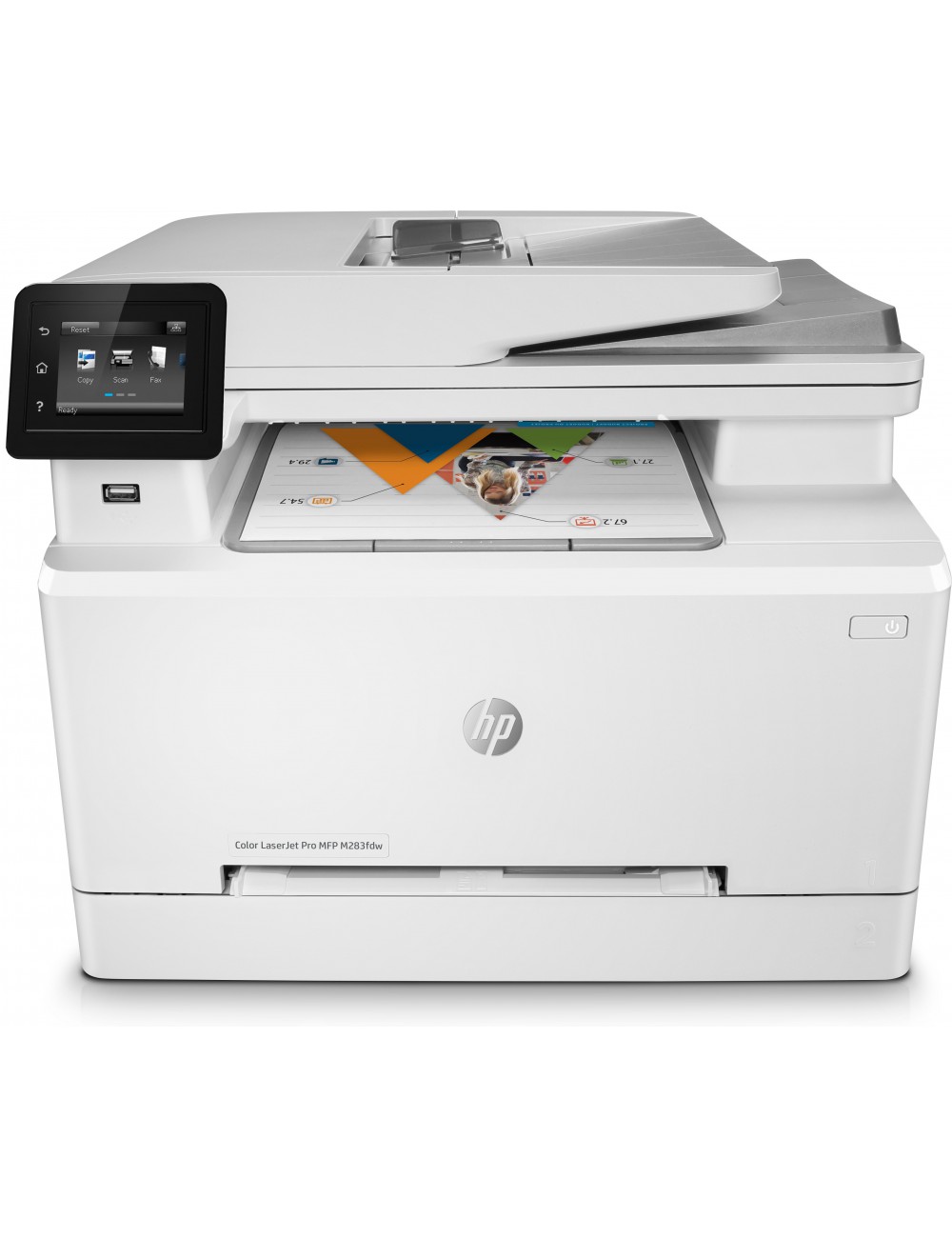 HP Color LaserJet Pro LaserJet Pro M283fdw Inalámbrico Multifunction Color Impresora, Fotocopiadora, escáner Dúplex