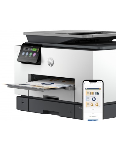 HP OfficeJet Pro 9130b Inalámbrico All-in-One Color Impresora, Impresión a doble cara Copiadora y escáner