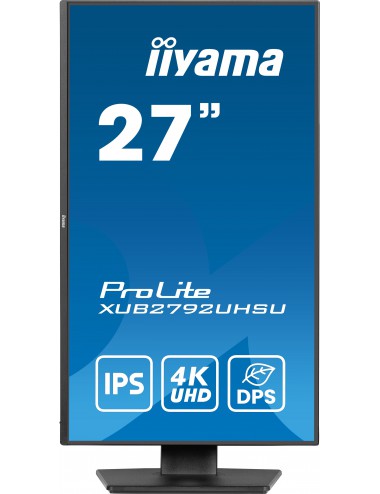 iiyama ProLite XUB2792UHSU-B6 Monitor PC 68,6 cm (27") 3840 x 2160 Pixel Dual UHD LED Nero