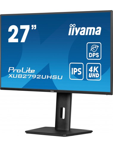 iiyama ProLite XUB2792UHSU-B6 pantalla para PC 68,6 cm (27") 3840 x 2160 Pixeles Dual UHD LED Negro