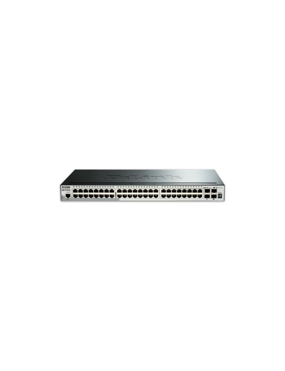 D-Link DGS-1510-52X commutateur réseau Géré L3 Gigabit Ethernet (10 100 1000) 1U Noir