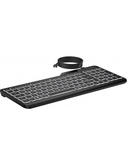 HP 405 Multi-Device Backlit Wired Keyboard