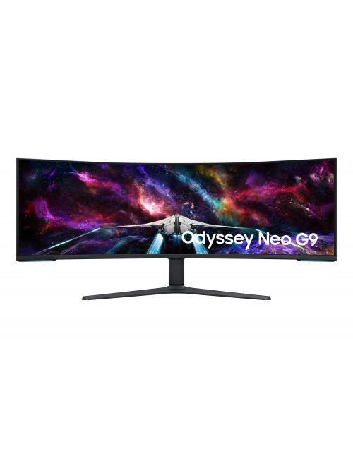 Samsung G95NC LED display 144,8 cm (57") 7680 x 2160 Pixeles Dual UHD Negro, Blanco