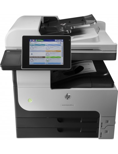 HP LaserJet Enterprise MFP M725dn, Blanco y negro, Impresora para Empresas, Impres, copia, escáner, Alimentador automático de