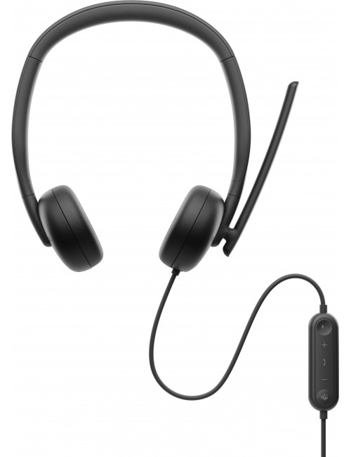 DELL WH3024 Casque Avec fil Arceau Appels Musique USB Type-C Noir