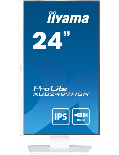 iiyama ProLite XUB2497HSN-W1 écran plat de PC 60,5 cm (23.8") 1920 x 1080 pixels Full HD LED Blanc