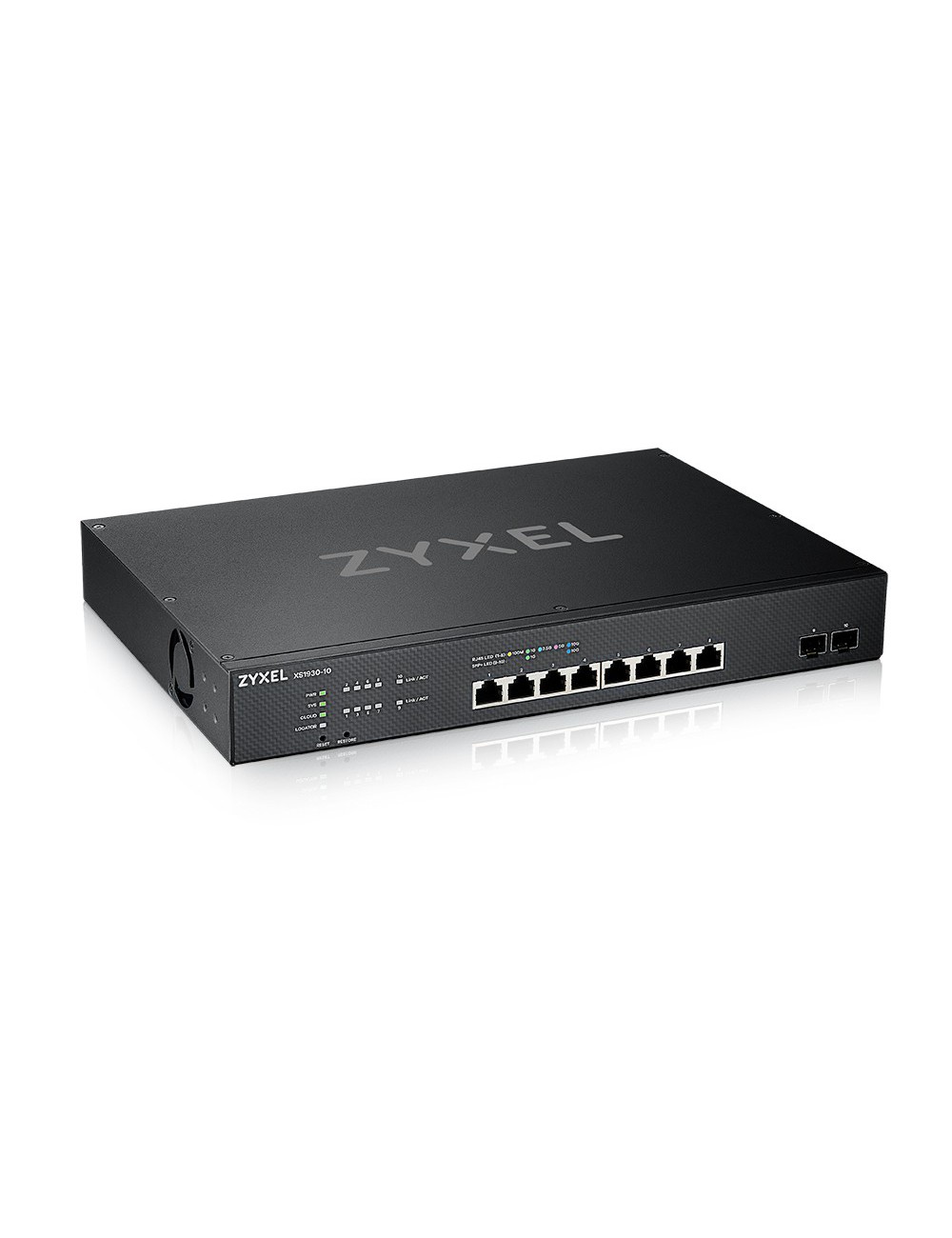 Zyxel XS1930-10 switch Gestionado L3 10G Ethernet (100 1000 10000) Negro