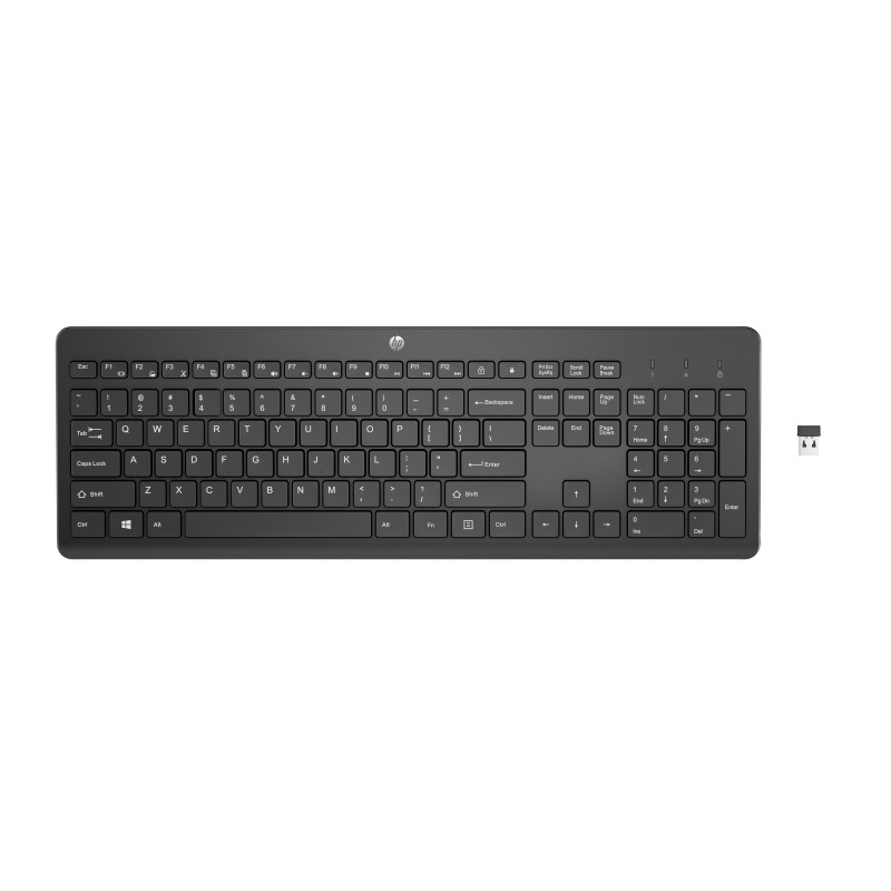 HP 230 BLK WL KBD clavier Universel RF sans fil Noir HP 230 BLK WL KBD clavier Universel RF sans fil Noir