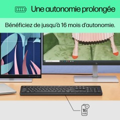 HP 230 BLK WL KBD clavier Universel RF sans fil Noir