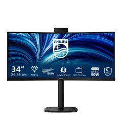 Philips 3000 series 34B2U3600CH 00 écran plat de PC 86,4 cm (34") 3440 x 1440 pixels Wide Quad HD LCD Noir
