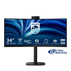 Philips 3000 series 34B2U3600CH 00 écran plat de PC 86,4 cm (34") 3440 x 1440 pixels Wide Quad HD LCD Noir