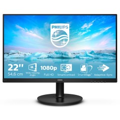 Philips V Line 221V8A 00 écran plat de PC 54,6 cm (21.5") 1920 x 1080 pixels Full HD LED Noir