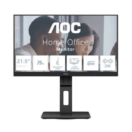 AOC E2 22E2UMF écran plat de PC 54,6 cm (21.5") 1920 x 1080 pixels Full HD LED Noir