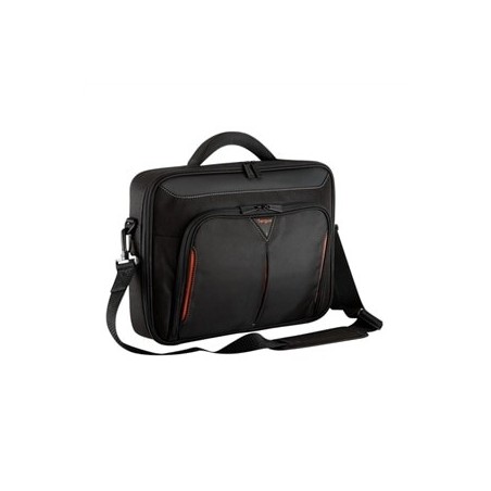 DELL Classic+ 35,6 cm (14") Malette Noir, Rouge