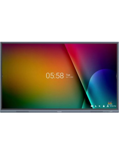 Viewsonic IFP7533-G affichage de messages Écran plat interactif 190,5 cm (75") LCD 350 cd m² 4K Ultra HD Noir Écran tactile