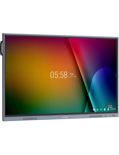 Viewsonic IFP7533-G affichage de messages Écran plat interactif 190,5 cm (75") LCD 350 cd m² 4K Ultra HD Noir Écran tactile