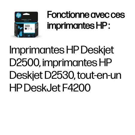 HP 300 cartouche d'encre noir authentique