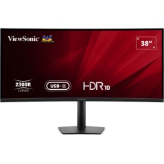 Viewsonic VA3820C écran plat de PC 96,5 cm (38") 3840 x 1600 pixels Wide Quad HD+ LED Noir