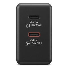 Lenovo 40AW065BEU adaptateur de puissance & onduleur Intérieur & extérieur 65 W Noir