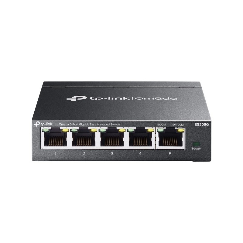 TP-Link Omada ES205G commutateur réseau Géré Gigabit Ethernet (10/100/1000) Noir