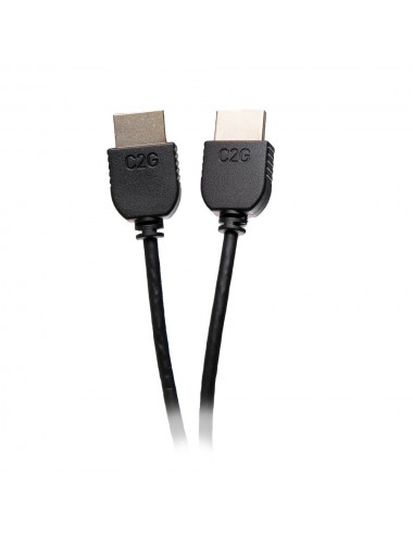 C2G Cable HDMI flexible de alta velocidad de 0,3 m con conectores de bajo perfil - 4K 60 Hz