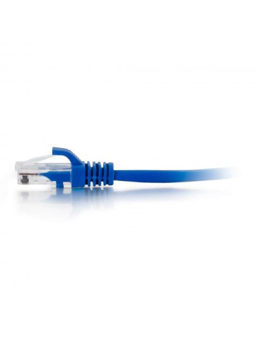 C2G Cable de conexión de red de 2 m Cat5e sin blindaje y con funda (UTP), color azul