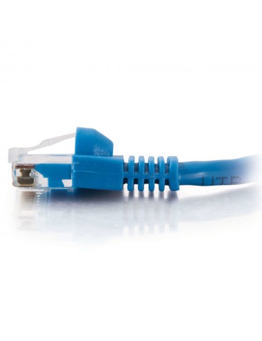 C2G Cable de conexión de red de 2 m Cat5e sin blindaje y con funda (UTP), color azul