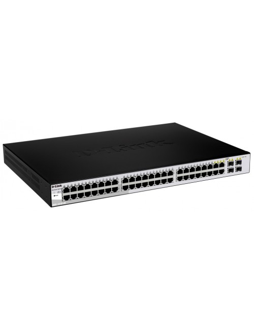 D-Link DGS-1210-48 switch di rete Gestito L2 Nero