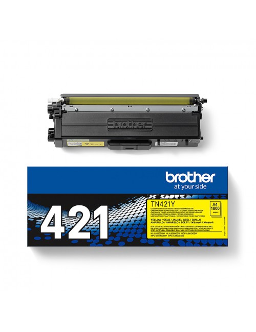 Brother TN-421Y cartuccia toner 1 pz Originale Giallo