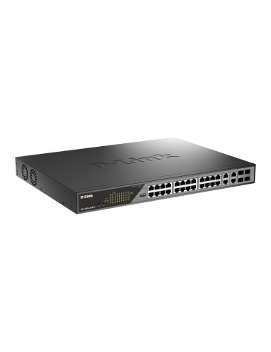 D-Link DSS-200G-28MP switch Gestionado L2 Gigabit Ethernet (10 100 1000) Energía sobre Ethernet (PoE) 1U Gris