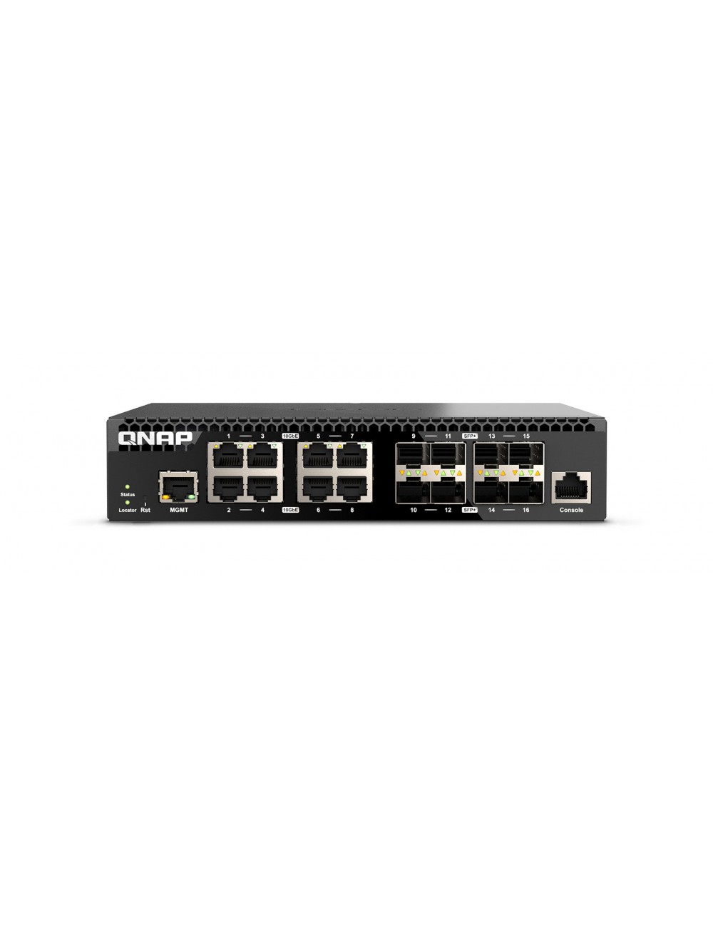 QNAP QSW-M3216R-8S8T switch di rete Gestito L2 L3 10G Ethernet (100 1000 10000) 1U Nero