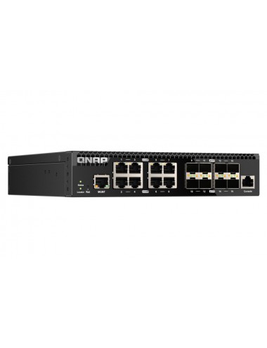 QNAP QSW-M3216R-8S8T commutateur réseau Géré L2 L3 10G Ethernet (100 1000 10000) 1U Noir