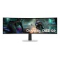 Samsung S49DG910SU écran plat de PC 124,5 cm (49") 5120 x 1440 pixels Dual QHD OLED Argent