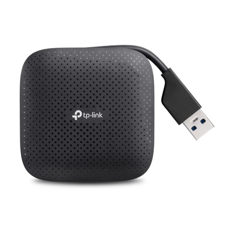 TP-Link UH400 hub & concentrateur USB 3.2 Gen 1 (3.1 Gen 1) Type-A 5000 Mbit/s Noir