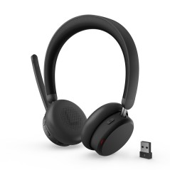 Lenovo ANC Headset 6550 Casque Sans fil Arceau Bureau Centre d'appels USB Type-C Bluetooth Noir