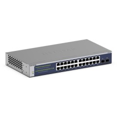 NETGEAR GS724T Géré L2+ L3 Gigabit Ethernet (10 100 1000) 1U Bleu, Gris