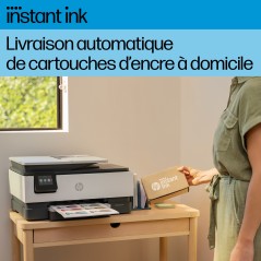 HP OfficeJet Pro 8125e Sans fil All-in-One Couleur Imprimante, Instant Ink Impression recto-verso