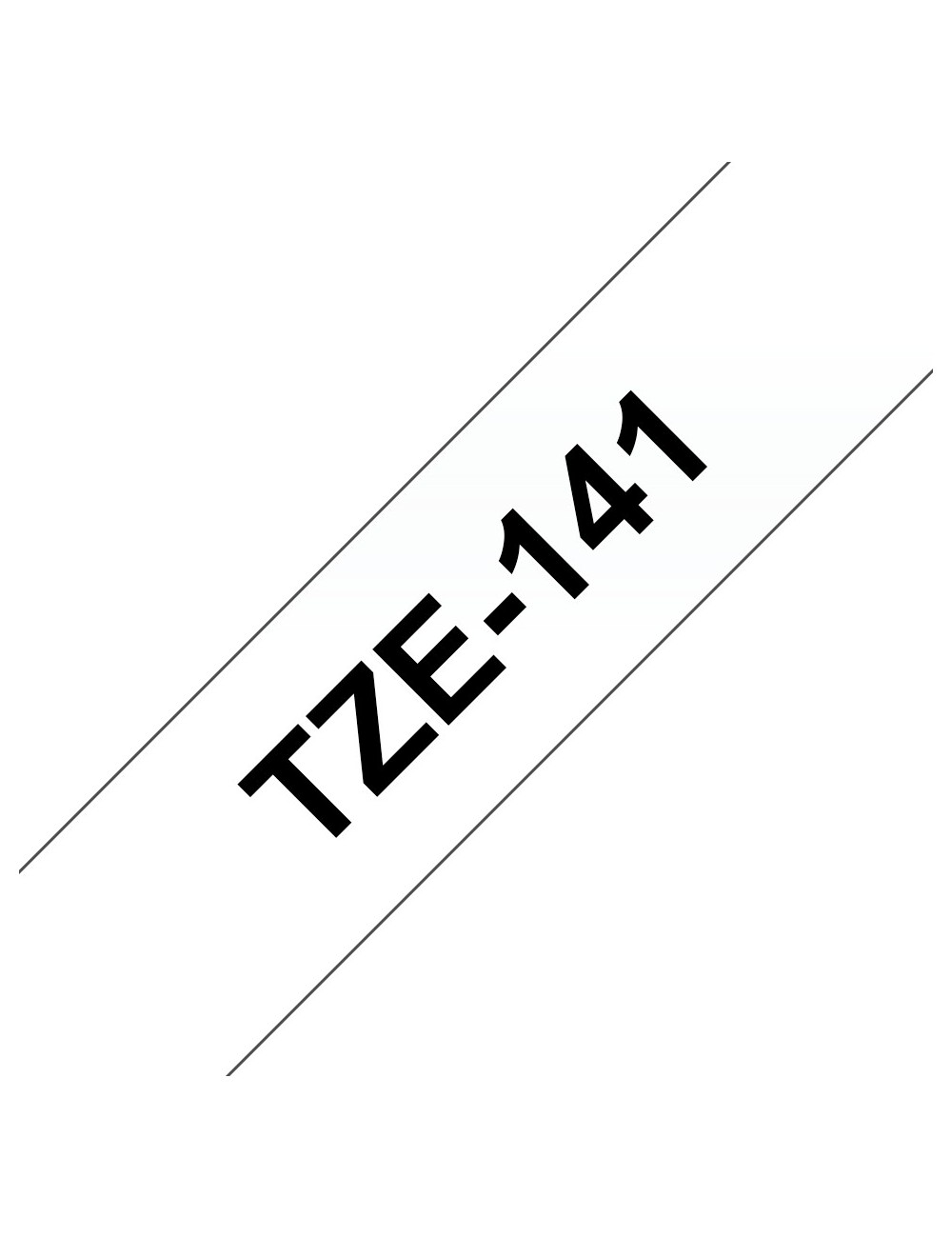 Brother TZE-141 cinta para impresora de etiquetas Negro sobre transparente